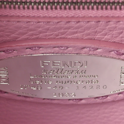Fendi Cuoio Romano Snakeskin Selleria Mini Peekaboo Iconic Satchel Acquerello White 7 of 9