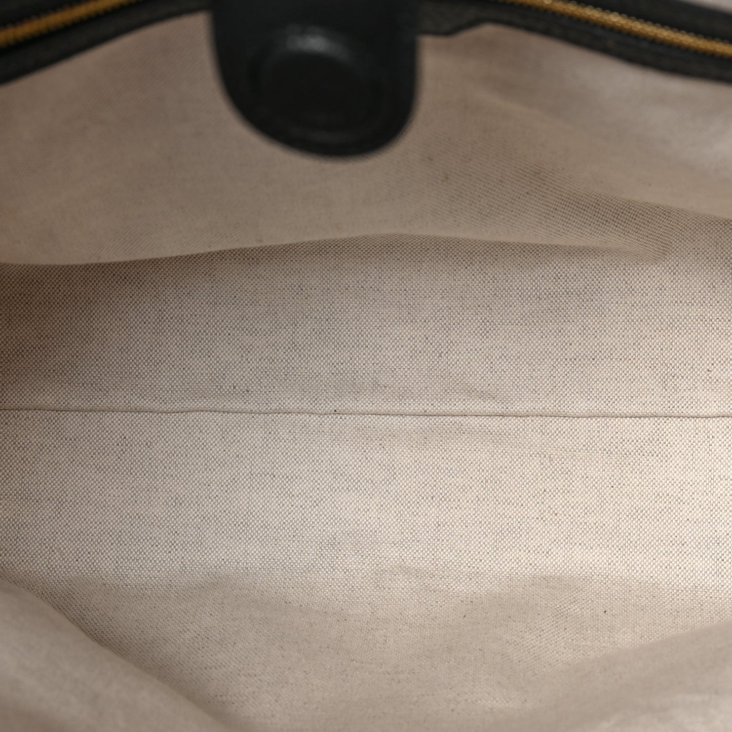 Jacquard Black Denim GG Monogram Medium Ophidia Shopping Tote Black Ivory