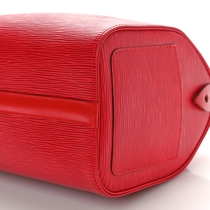 Louis Vuitton Epi Speedy 25 Castillan Red 9 of 9