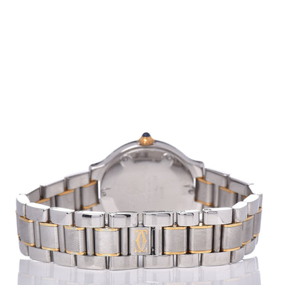 Cartier Stainless Steel 18K Yellow Gold 28mm Must De 21 Quartz Watch 4 of 5