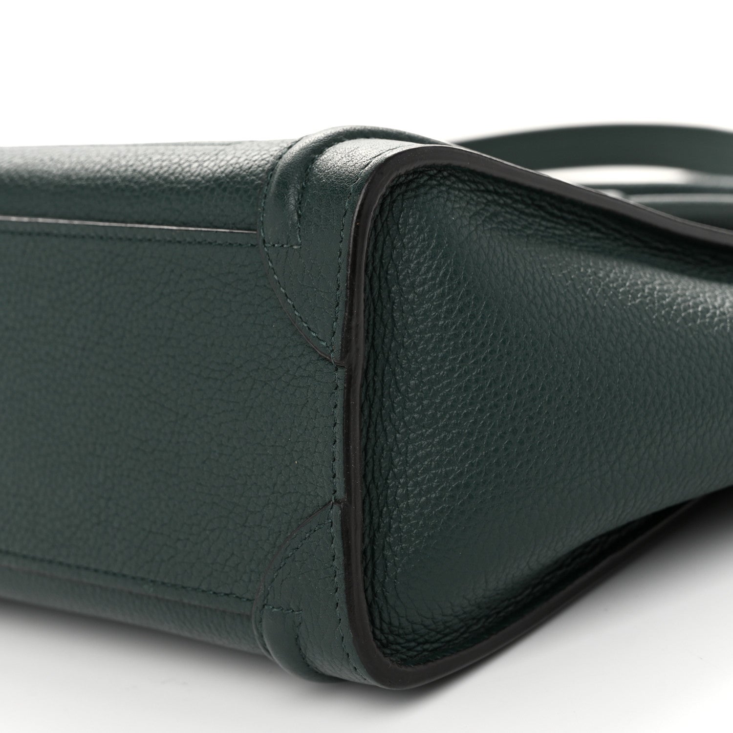 Celine Drummed Calfskin Nano Luggage Amazone 9 of 9