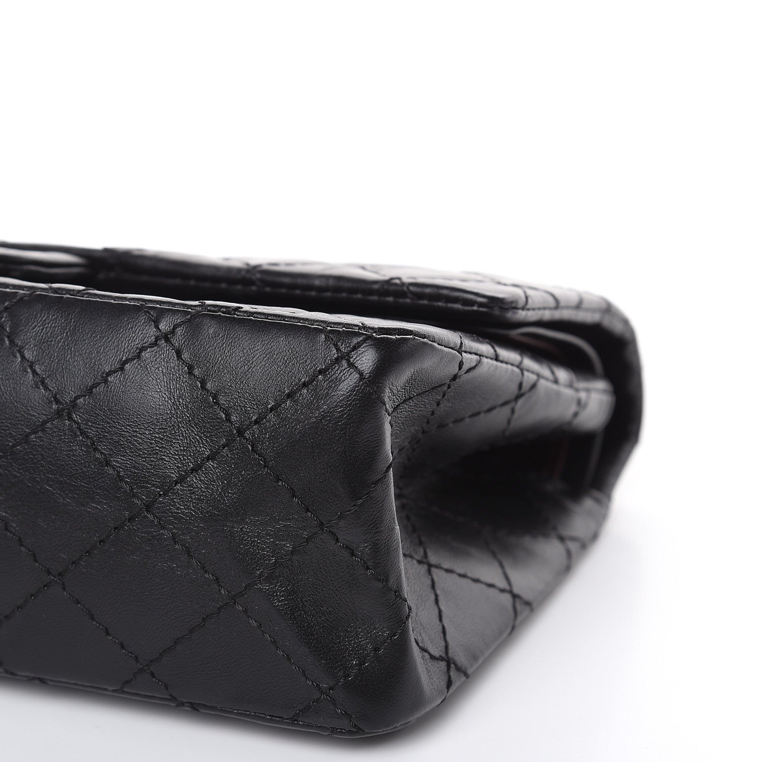 Chanel Aged Calfskin Quilted 2.55 Reissue 225 Flap Black 9 of 10