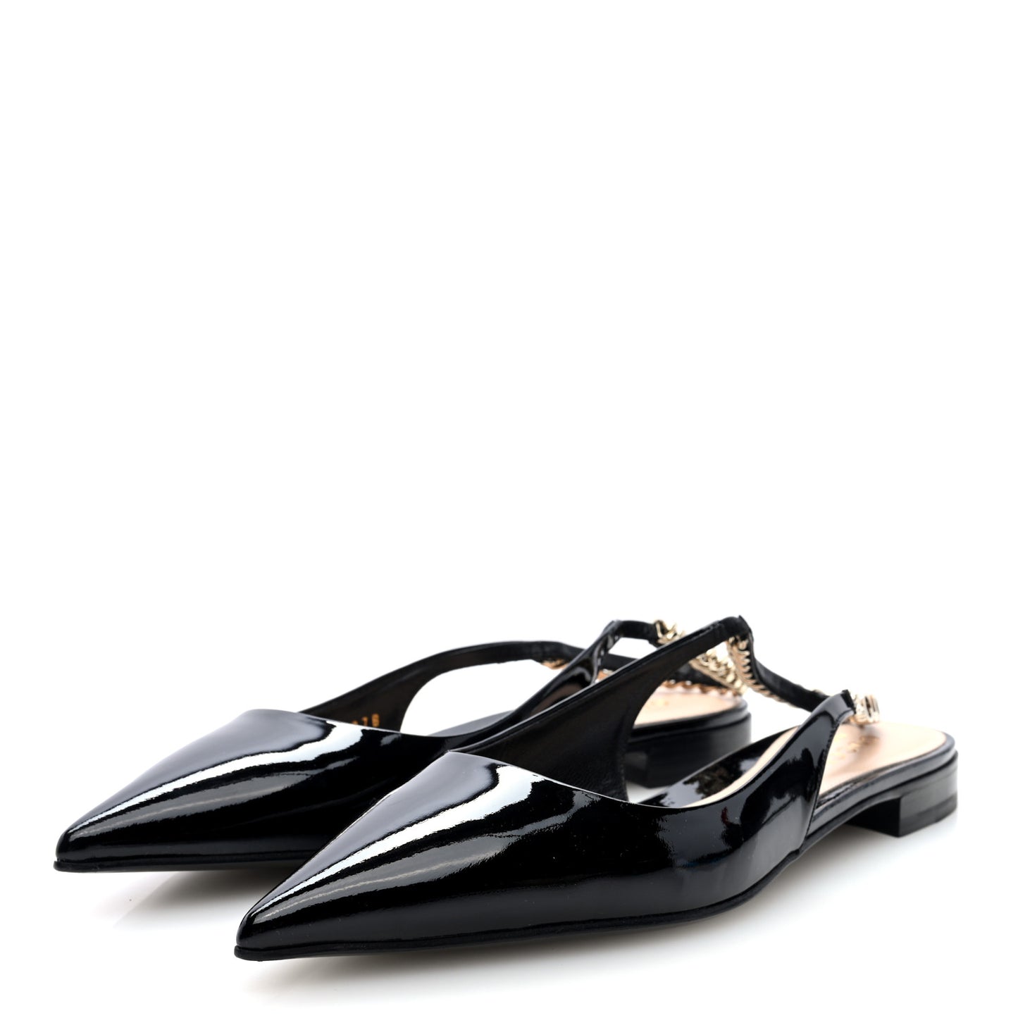 Patent Signoria Ballet Slingback Ballet Flat 37.5 Black