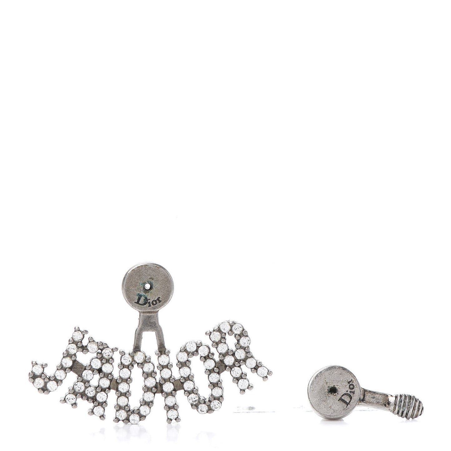 Palladium Crystal J'adior Earrings