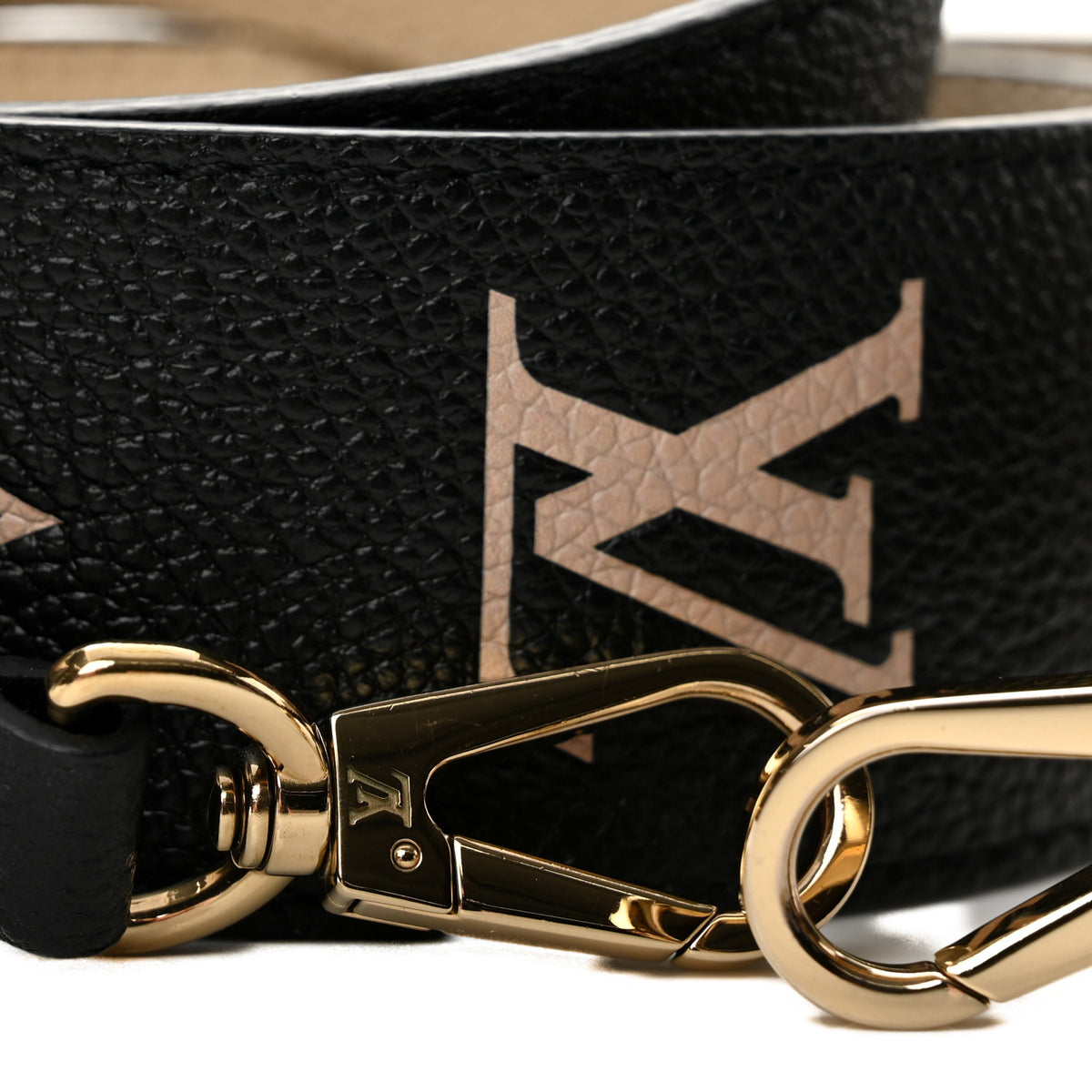 Empreinte Monogram Bandouliere Shoulder Strap Black Beige