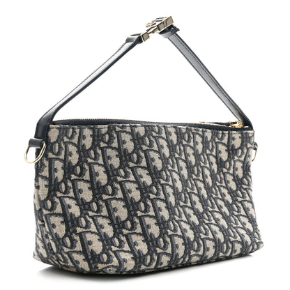 Christian Dior Oblique Medium Diortravel Nomad Pouch Blue 3 of 15