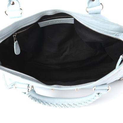 Balenciaga Agneau Giant 12 Silver Hardware City Bleu Dragee 5 of 10