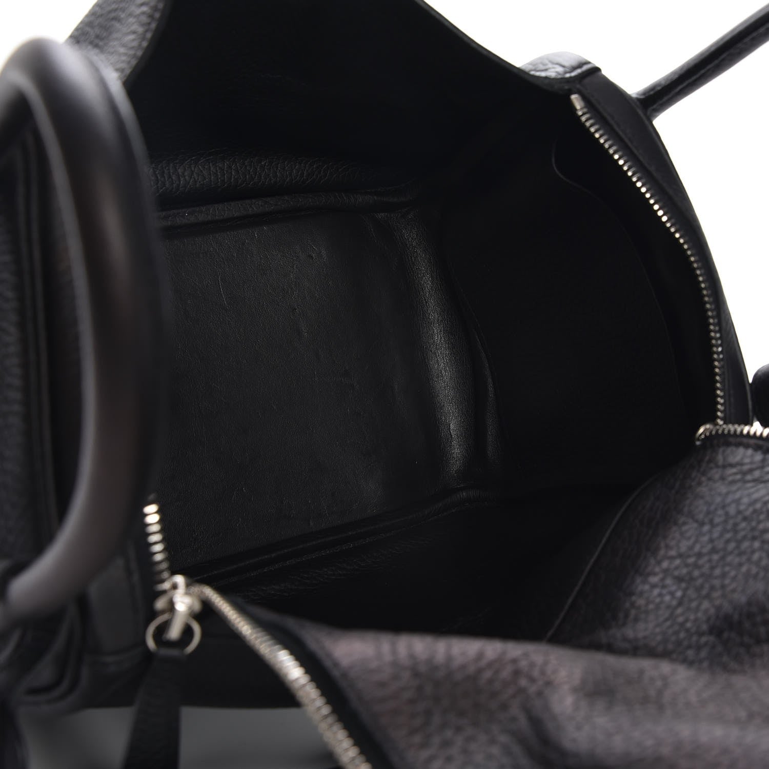 Hermes Taurillon Clemence Lindy 30 Black 7 of 7