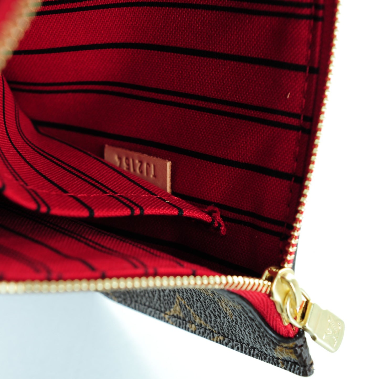 Monogram Neverfull MM GM Pochette Cherry