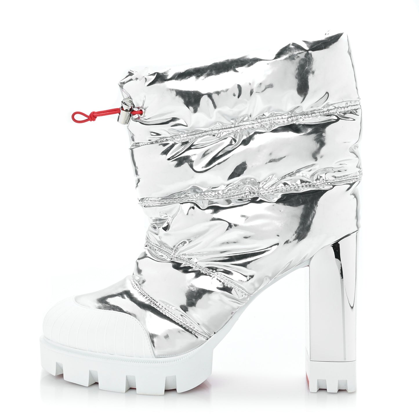 Metallic Oriona Lug 100 Boots 40 Silver