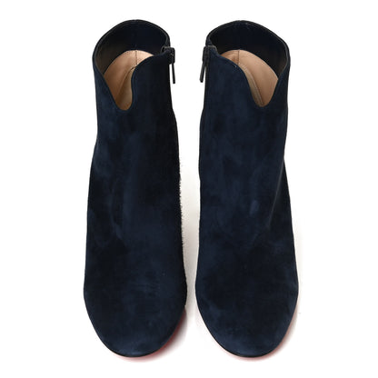 Christian Louboutin Suede Castarika Round Toe Ankle Booties 41 Nocturne 5 of 10