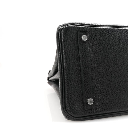 Hermes Taurillon Clemence Birkin 30 Black 9 of 10