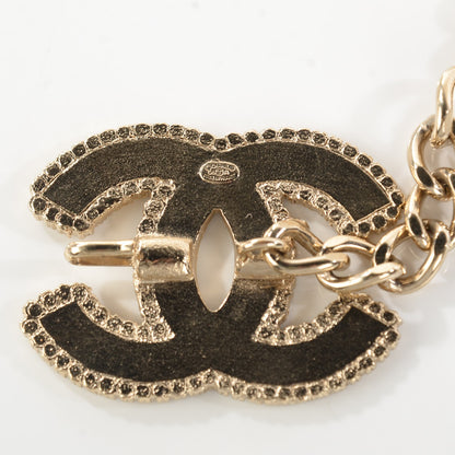 Chanel Enamel Striped CC Chain Belt Multicolor Gold 5 of 6