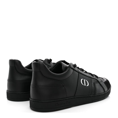 Christian Dior Calfskin Suede Logo Sneakers 40 Black 5 of 8