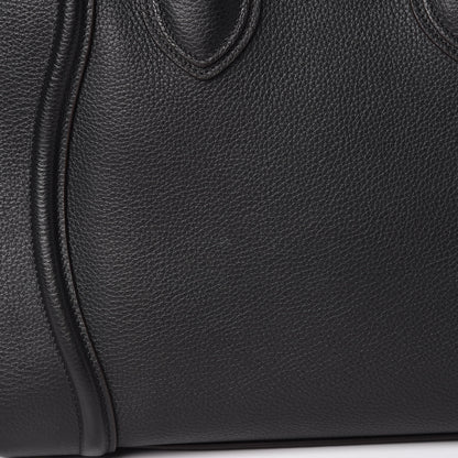 Celine Drummed Calfskin Mini Luggage Black 9 of 13