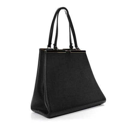 Fendi Vitello Elite Large 3Jours Tote Black 4 of 19