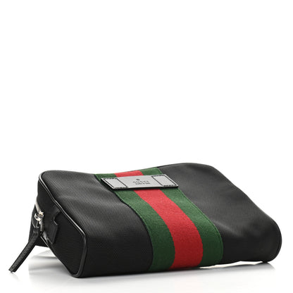 Gucci Canvas Web Slim Belt Bag Black 4 of 9