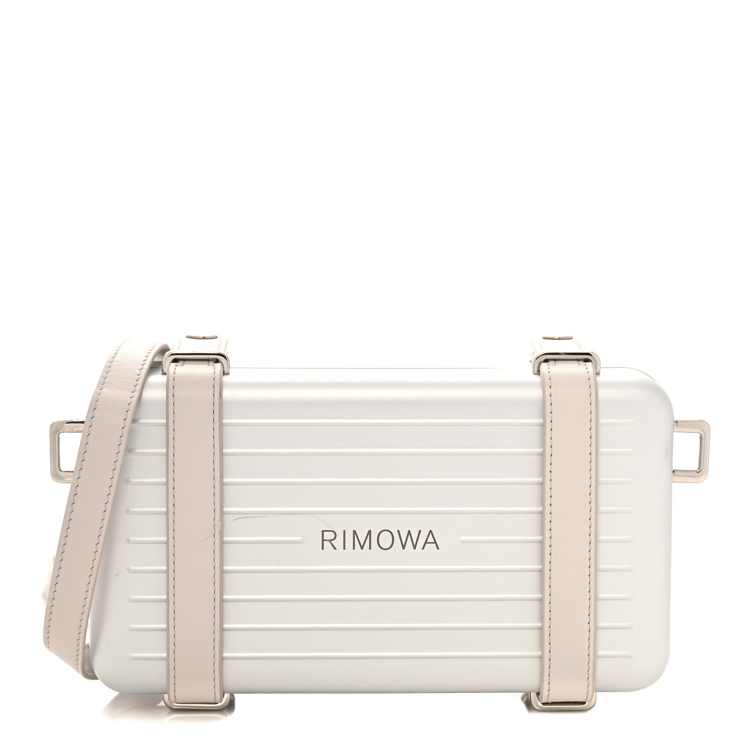 Christian Dior X RIMOWA Aluminum Personal Clutch On Strap Silver 1 of 12