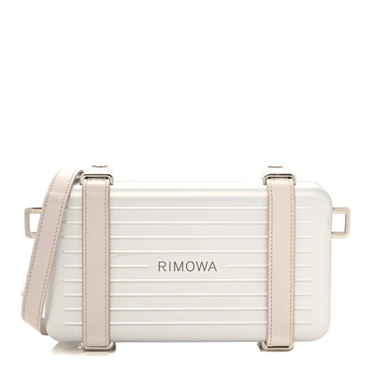 Christian Dior X RIMOWA Aluminum Personal Clutch On Strap Silver 1 of 12