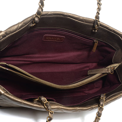 Chanel Calfskin Quilted Small Istanbul Tote Gold 5 of 8