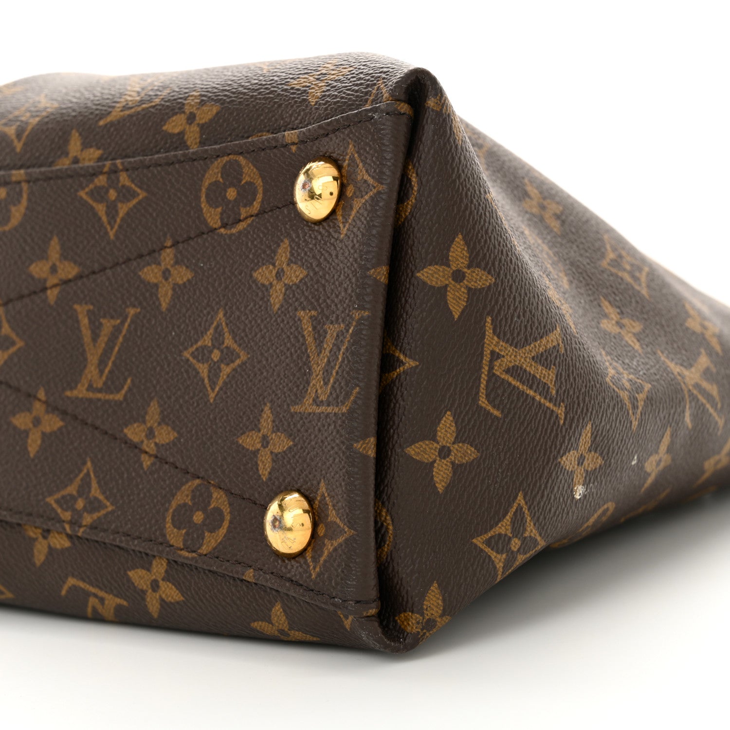 Louis Vuitton Monogram V Tote MM Khaki Cream 9 of 13