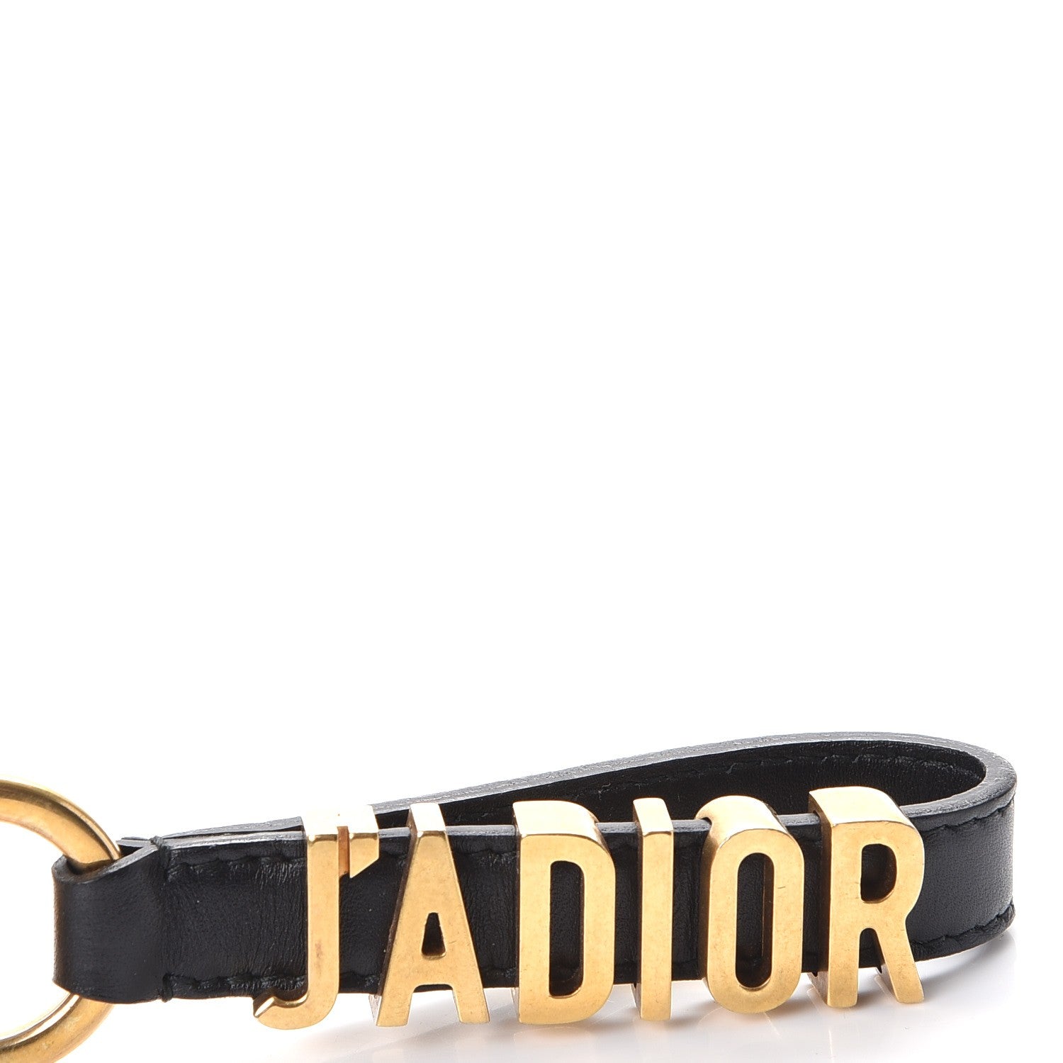 Christian Dior Calfkskin J'adior Key Ring Black 3 of 5