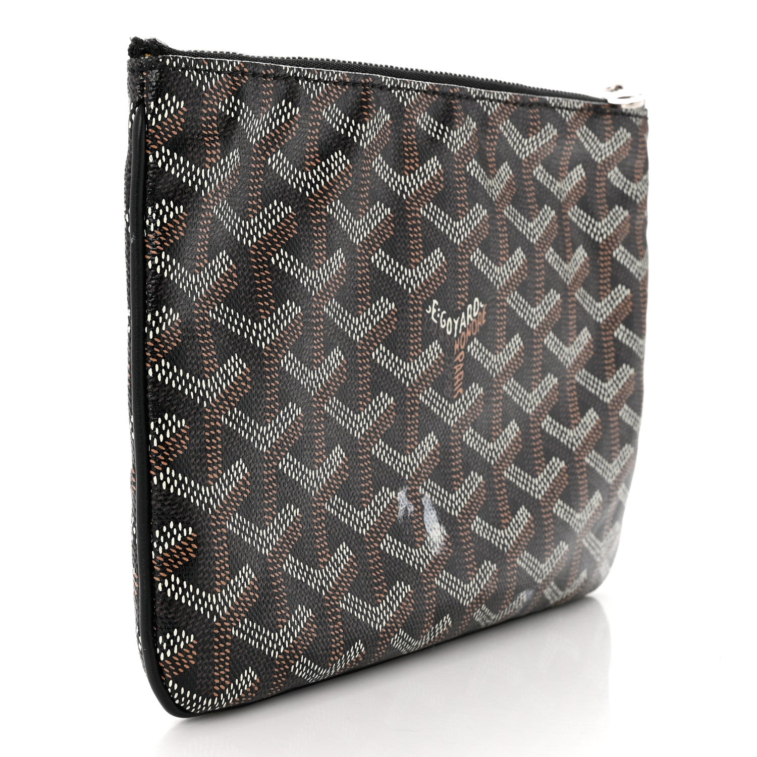 Goyard Goyardine Senat Pochette PM Black Gold 3 of 10