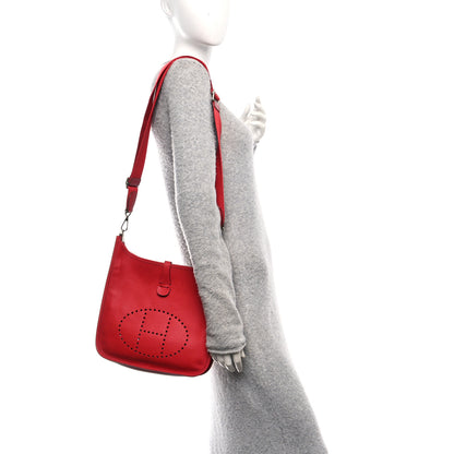 Hermes Epsom Evelyne III PM Rouge Casaque 2 of 13