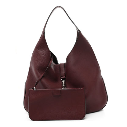 Gucci Soft Grained Calfskin Large Jackie Hobo Chardonnay 3 of 11