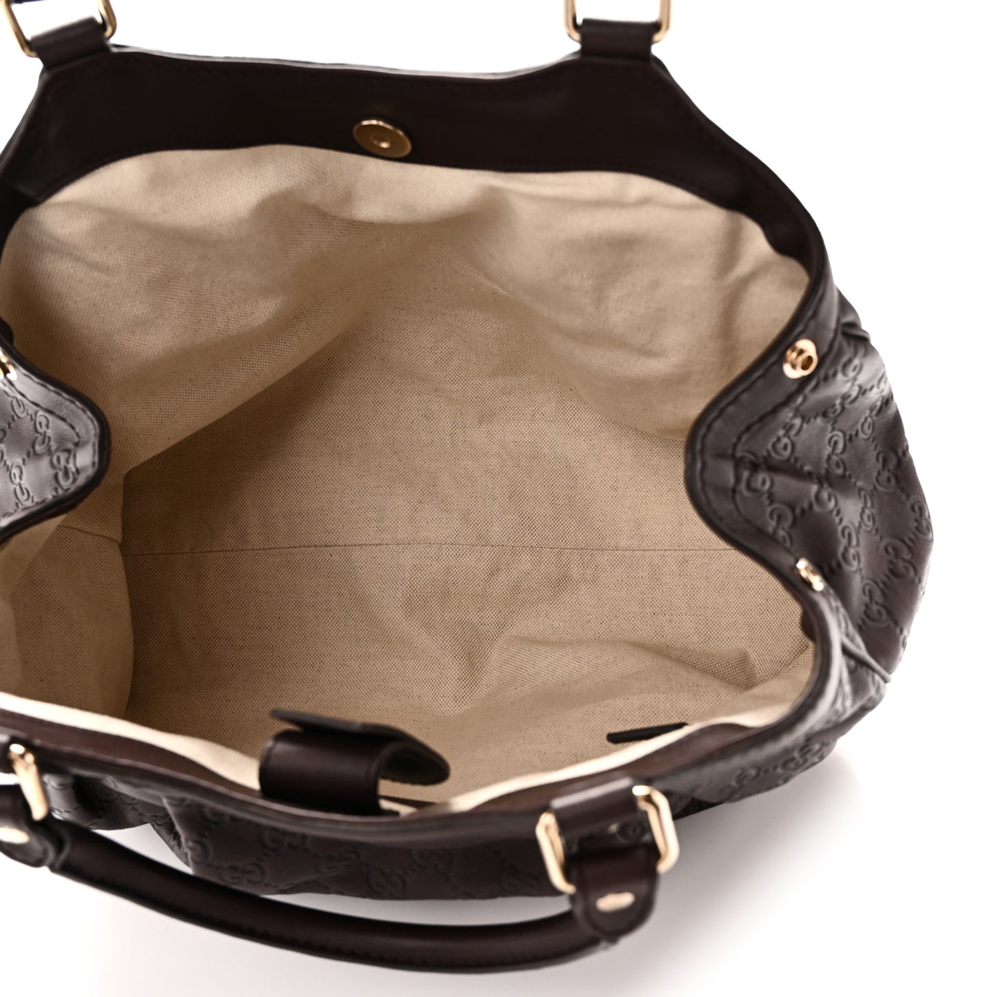 Guccissima Medium Sukey Tote Chocolate