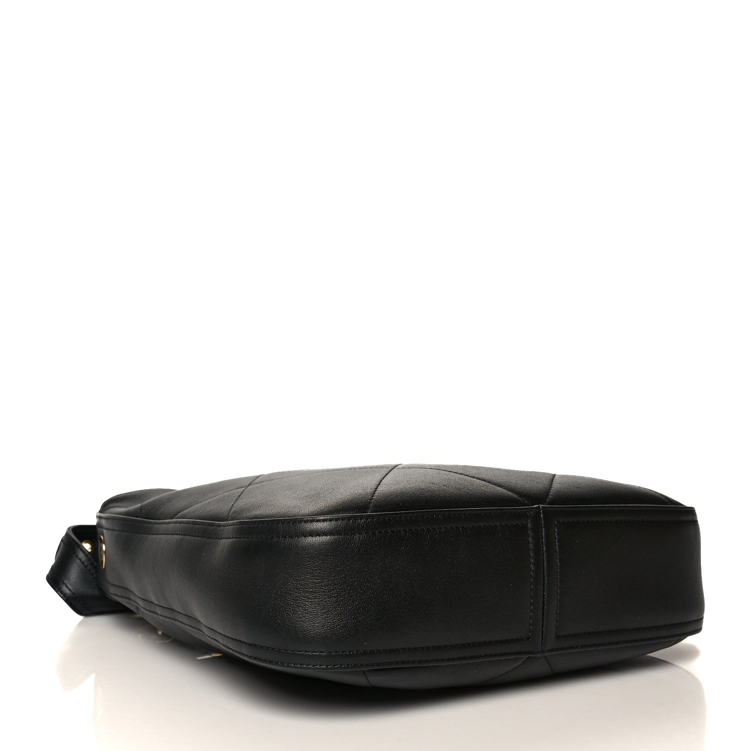 Chanel Lambskin Quilted Large CC Chain Hobo Black 4 of 10