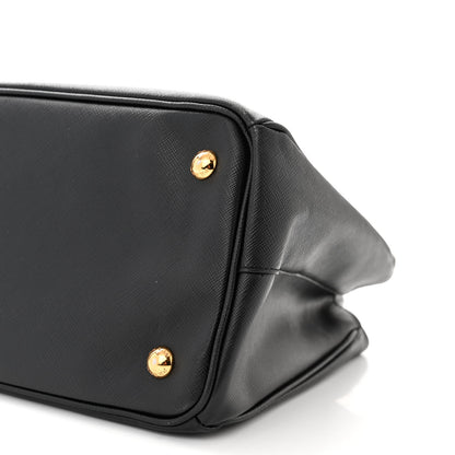Prada Saffiano Medium Galleria Double Zip Tote Black 12 of 14