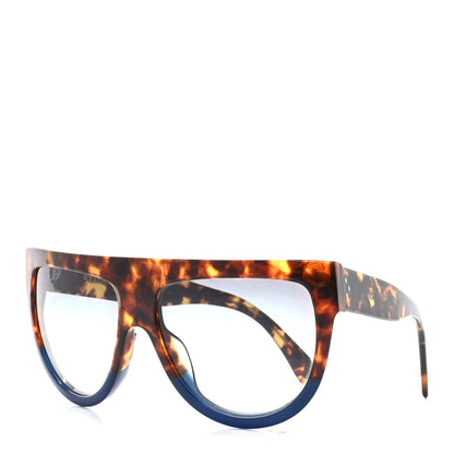 Celine Shadow Sunglasses CL 41026/S Havana Blue 1 of 6