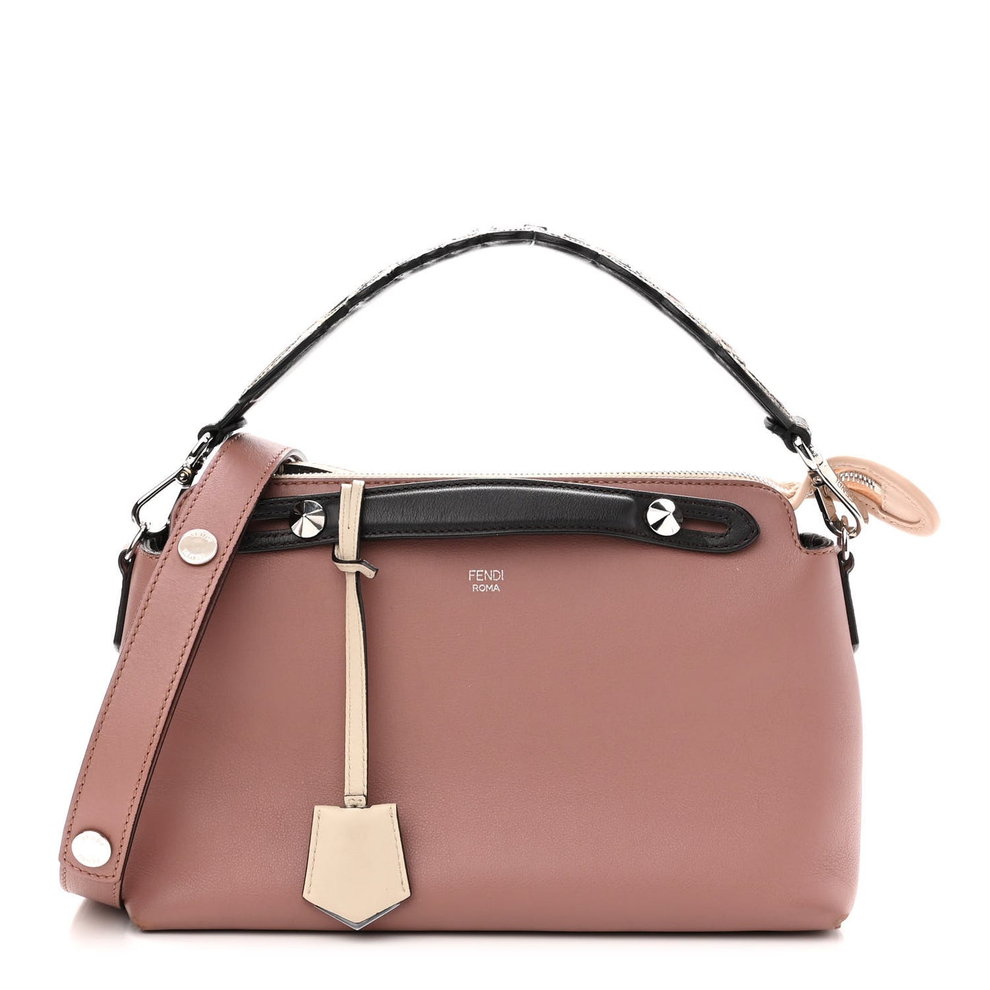 Vitello Dolce 4 Color Medium By The Way Boston Bag English Rose Latte Multicolor