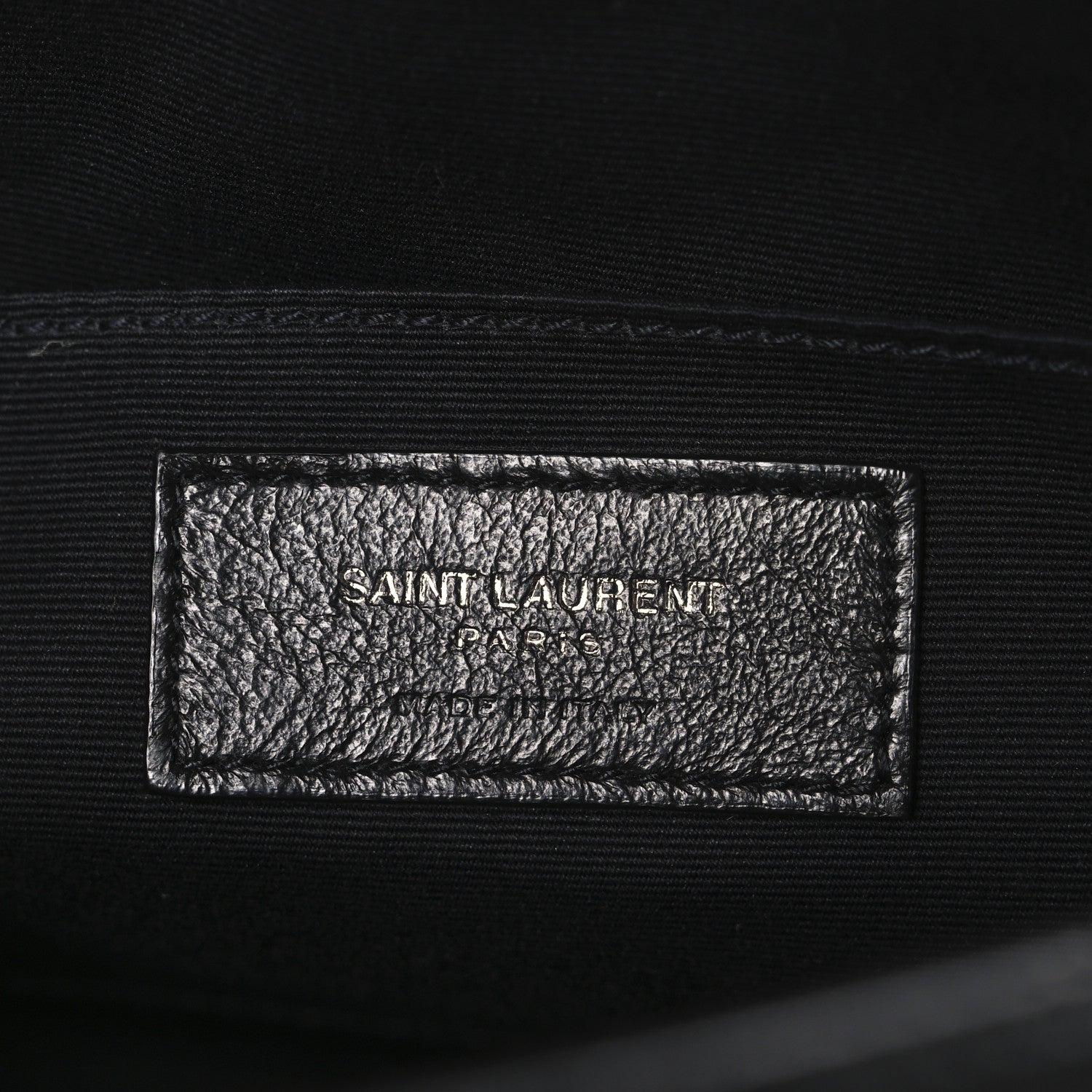 Saint Laurent Calfskin Matelasse Monogram Lou Camera Bag Black 6 of 11