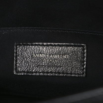 Saint Laurent Calfskin Matelasse Monogram Lou Camera Bag Black 6 of 11