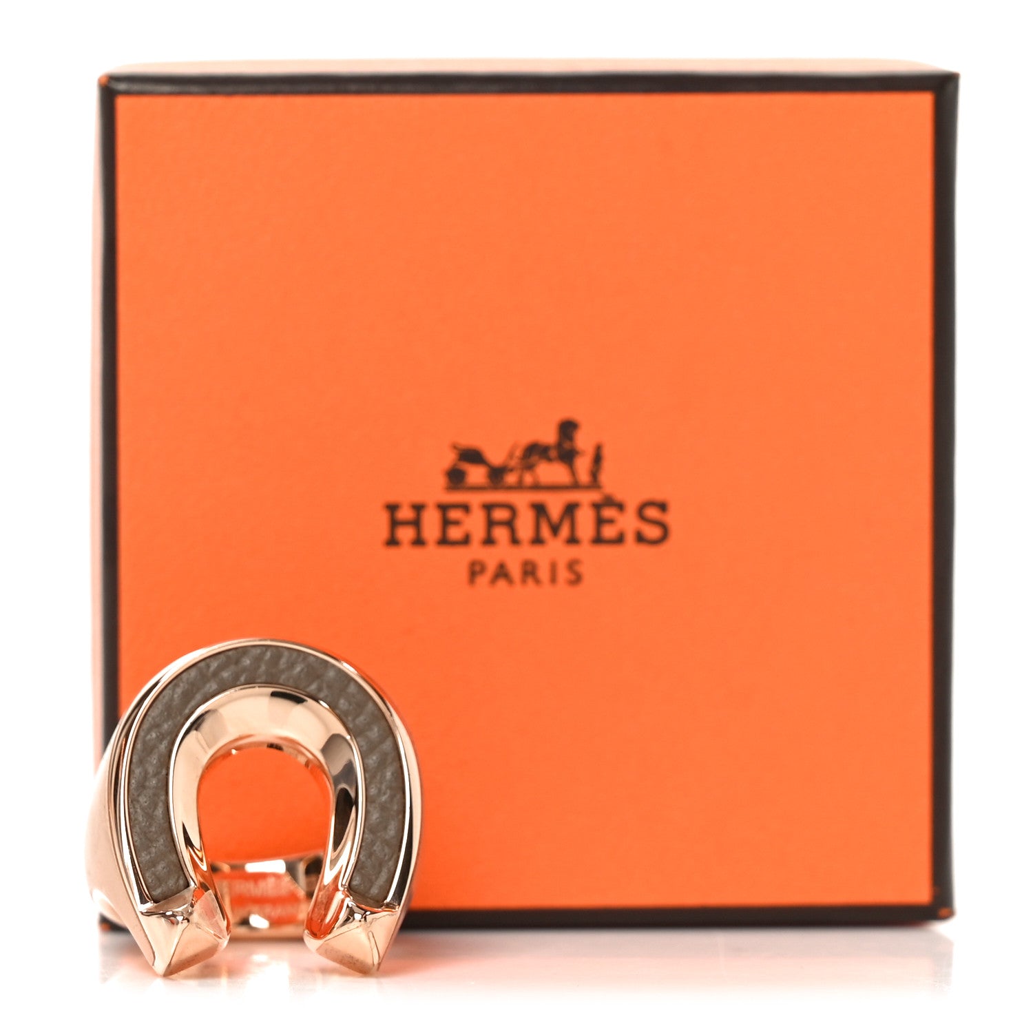 Hermes Epsom Jockette Ring 54 7 Etoupe 5 of 5