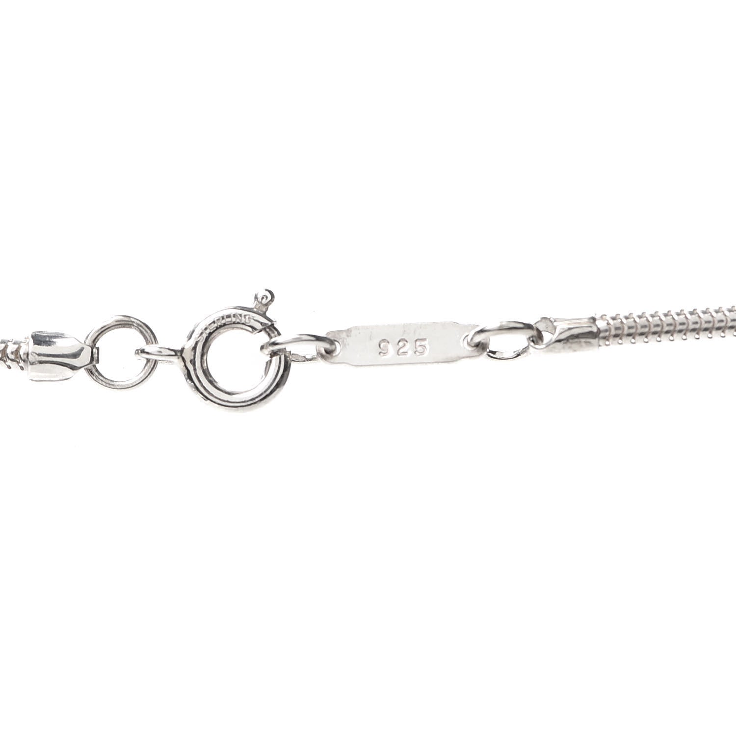 Tiffany Sterling Silver 1837 Bar Pendant Necklace 5 of 5