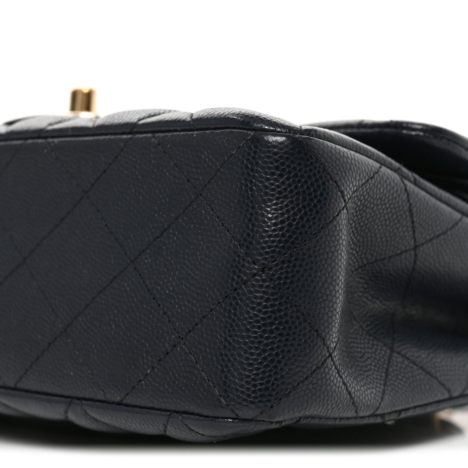 Chanel Caviar Quilted Small Double Flap Dark Navy 10 of 10