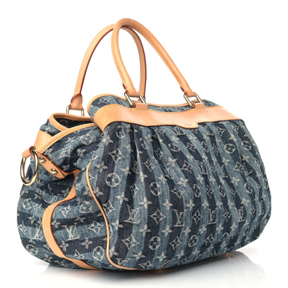 Louis Vuitton Denim Raye Cabas GM 2 of 18