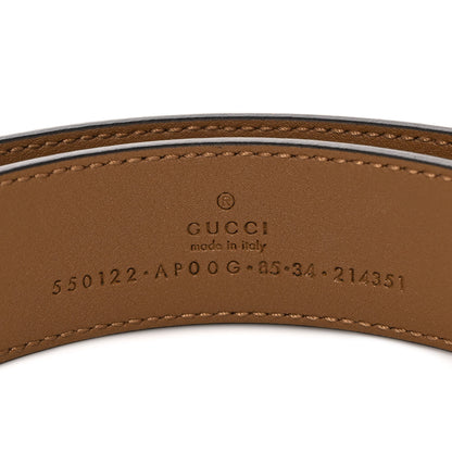 Gucci Calfskin Zumi 30mm Belt 85 34 Friky Taupe 3 of 5