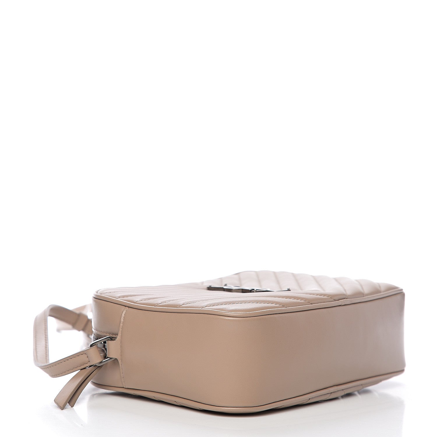 Saint Laurent Calfskin Matelasse Monogram Lou Camera Bag Dusty Grey 3 of 9