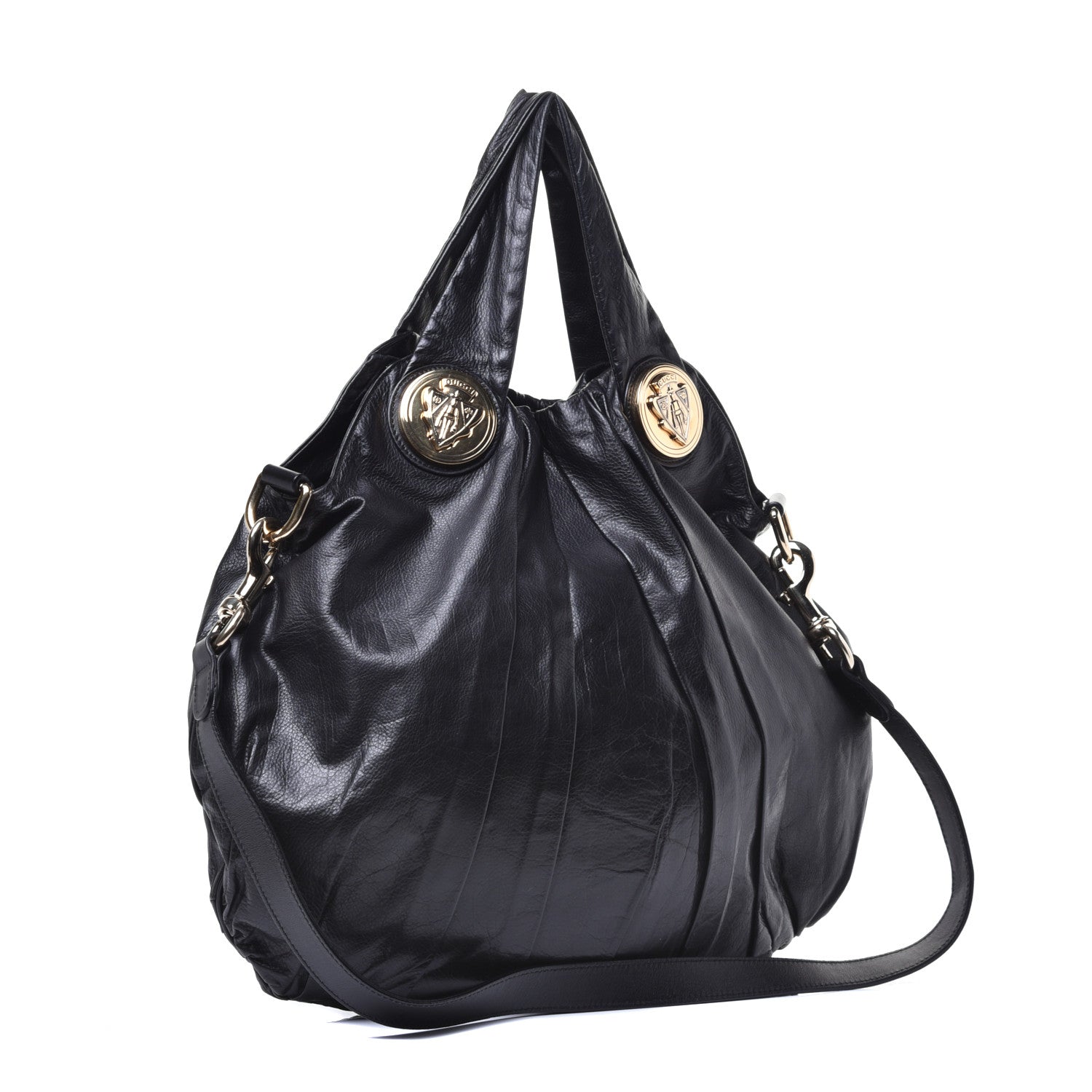 Gucci Calfskin Medium Hysteria Hobo Black 4 of 10