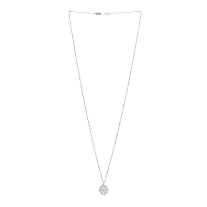 Tiffany 18K White Gold Diamond 12mm HardWear Ball Pendant Necklace 4 of 10