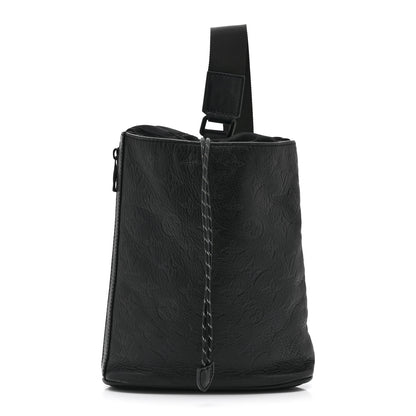 Louis Vuitton Monogram Shadow Chalk Slingbag  Black 1 of 10