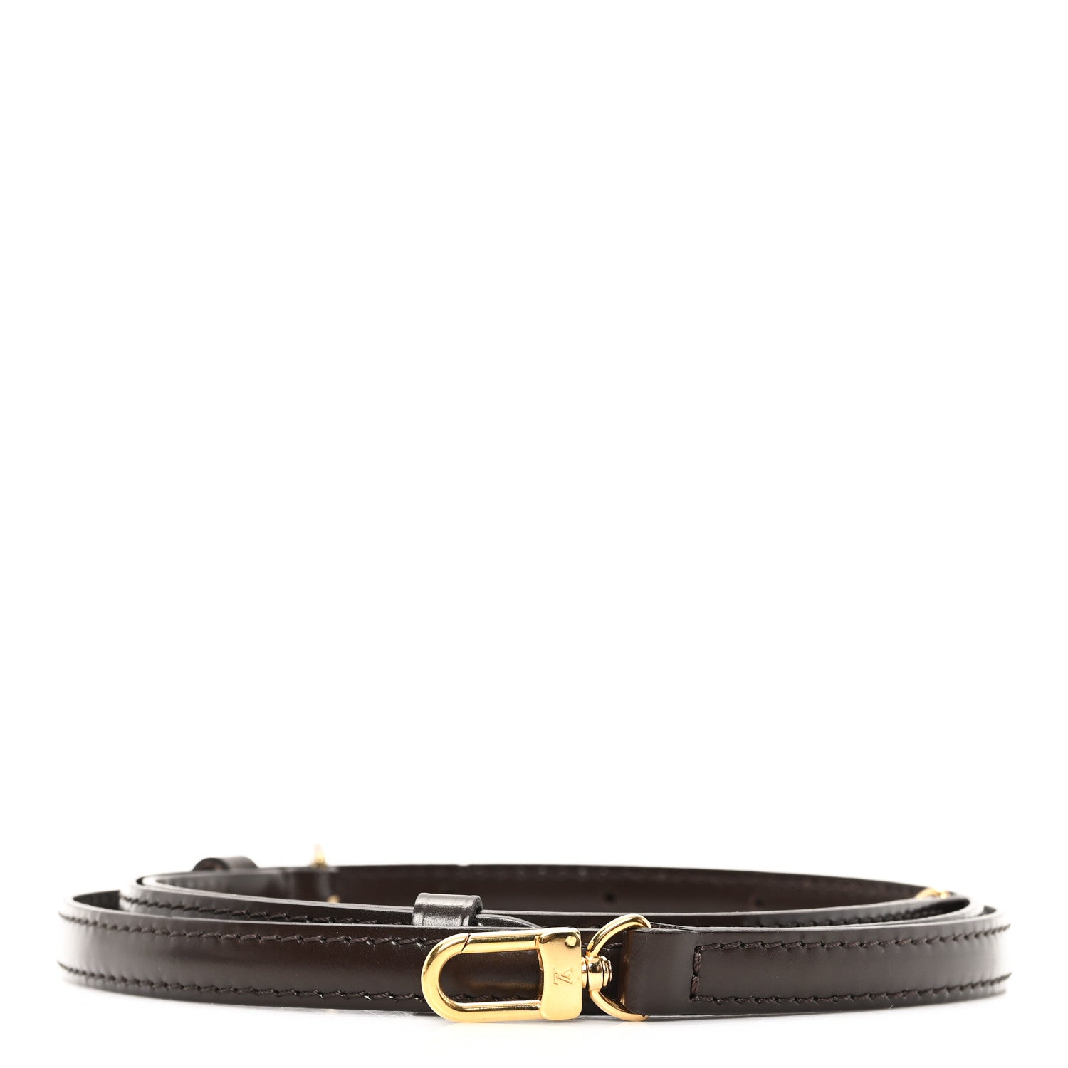 Louis Vuitton Calfskin 16mm Adjustable Shoulder Strap Brown 1 of 4