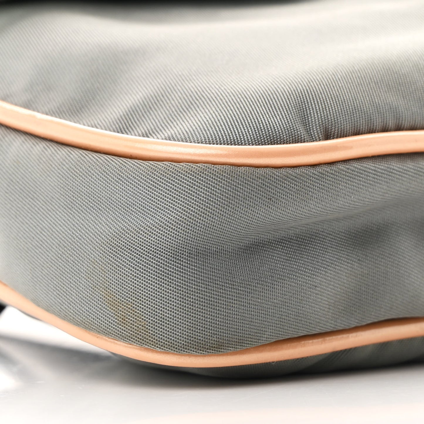 Nylon Vernice Belt Bag Pink Gray