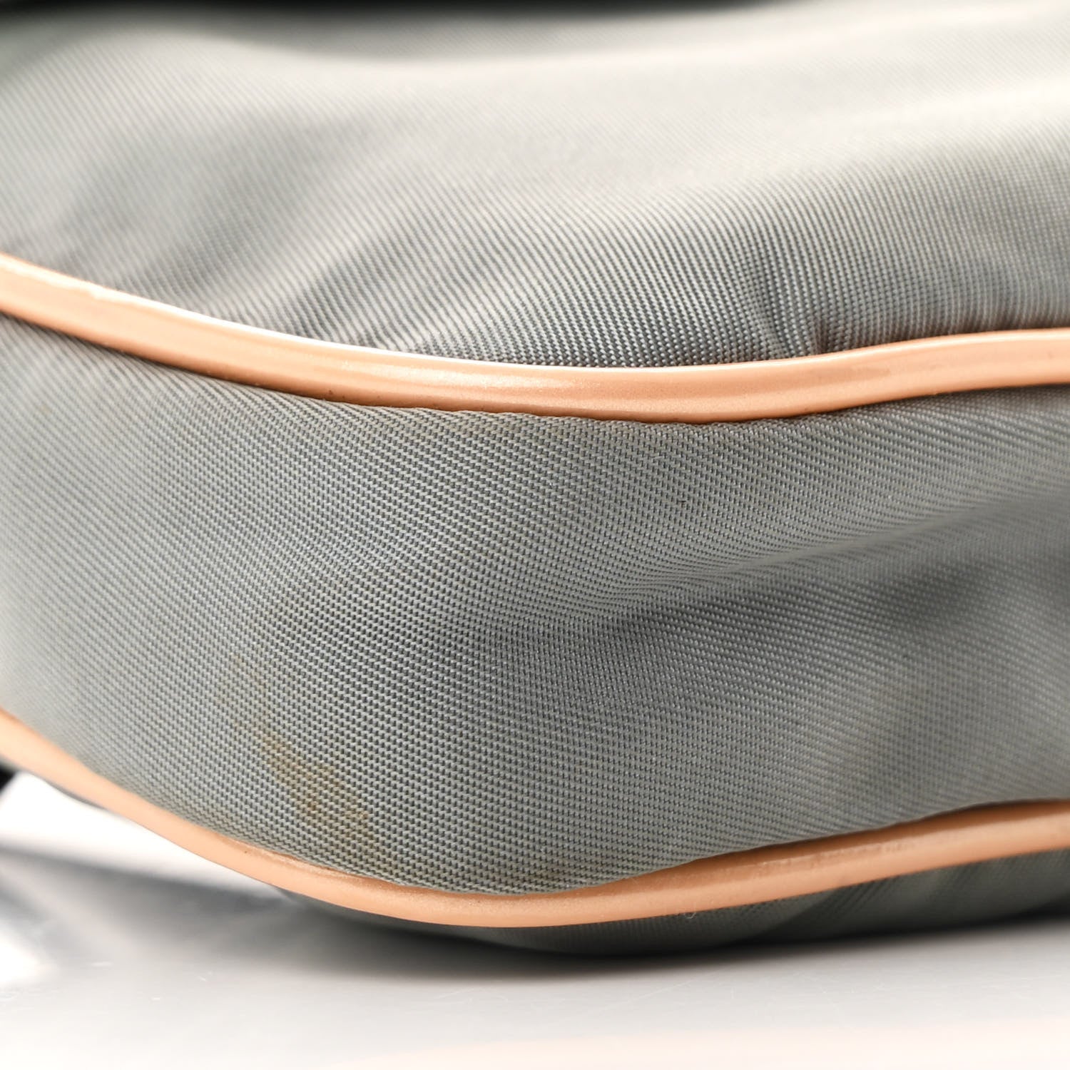 Prada Nylon Vernice Belt Bag Pink Gray 9 of 12