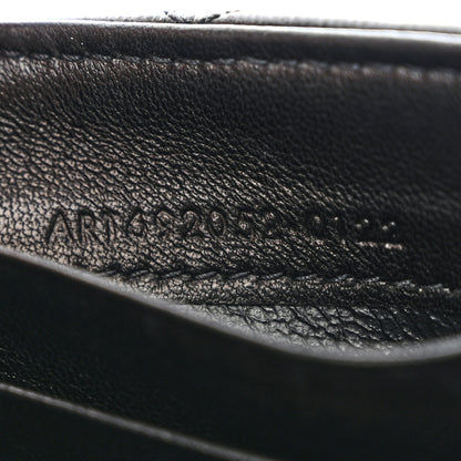 Saint Laurent Lambskin Quilted Monogram Gaby Small Envelope Wallet Black 7 of 8