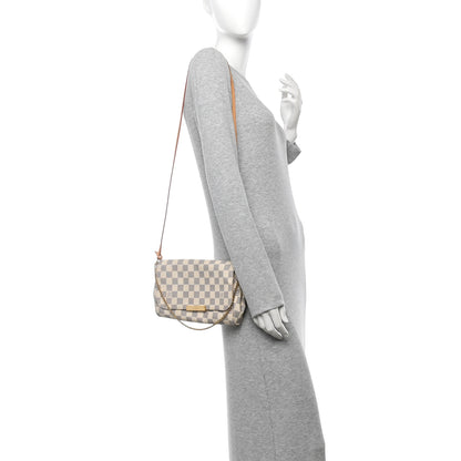 Louis Vuitton Damier Azur Favorite MM 2 of 10